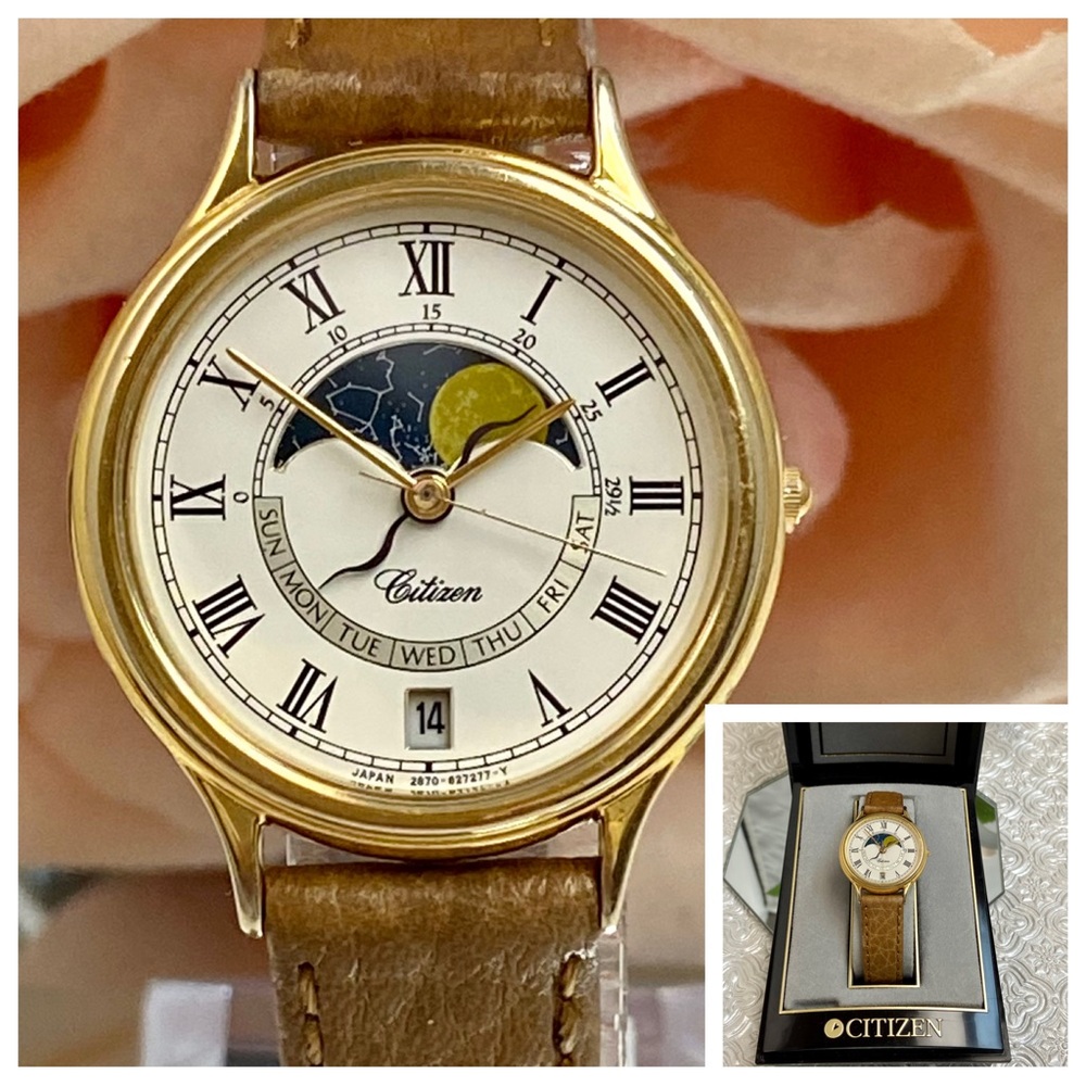 Citizen | Accessories | Rare Vintage Citizen 8s Astro Fantasy Moon